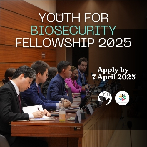 Announcement about the Youth for Biosecurity Fellowship