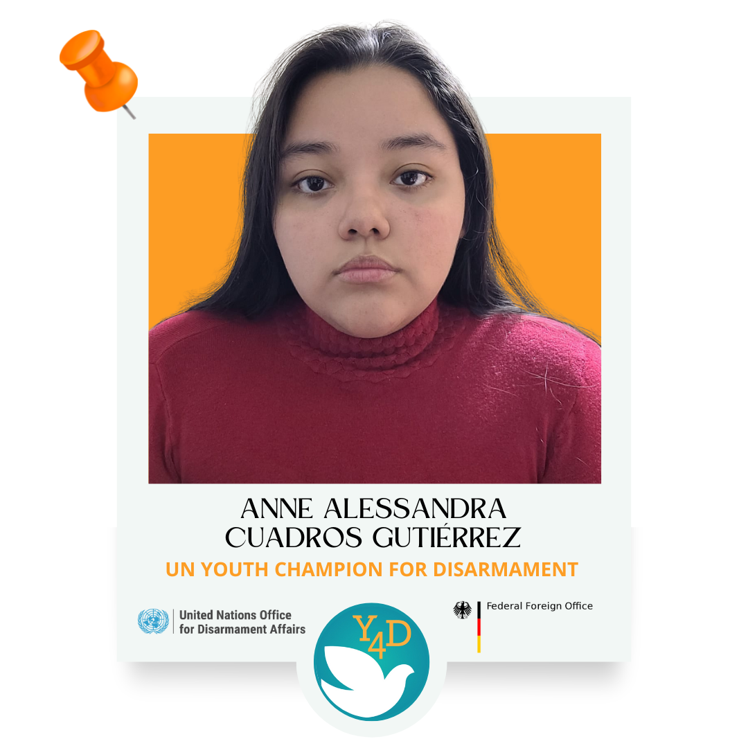Profile photo of Anne Gutiérrez, UN Youth Champion for Disarmament