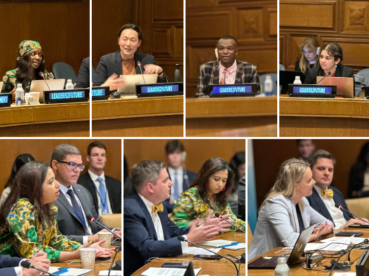 Panellists participate in a discussion on the role of young people to advance disarmament, non-proliferation, and arms control objectives.