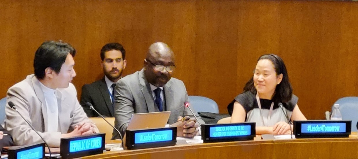 Mr. Adedeji Ebo, Director and Deputy to the High Representative for Disarmament Affairs, delivered opening remarks on behalf of Ms. Izumi Nakamitsu, the High Representative for Disarmament Affairs. Photo credit: Sangmin Lee.