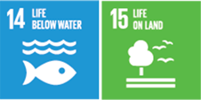 Goal 14: Life below water; Goal 15: Life on land