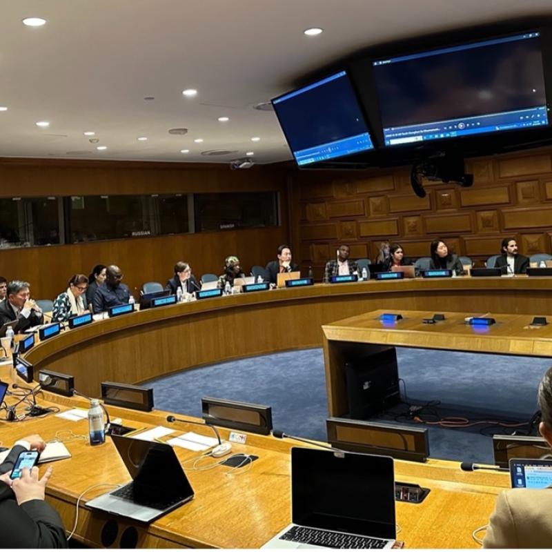 #Leaders2Future share insights to engage youth in side event of the United Nations General Assembly First Committee 