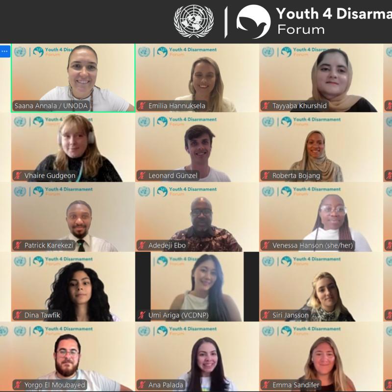 Participants joining an online webinar