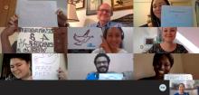 Virtual Meeting of Youth Champions