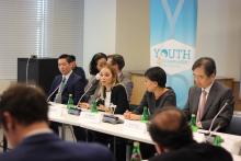 Ms. Crystal Isidor, Pace University senior, spoke at the #Youth4Disarmament Initiative’s launch event for the UN Youth Champions for Disarmament programme in January 2020