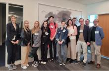 UNODA staff members met with student from Falu Frigymnasium, a school based in Sweden, to discuss the work of the United Nations on disarmament, non-proliferation, and arms control. 