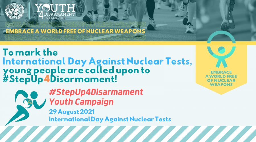 #StepUp4Disarmament Logo