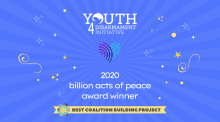 Youth4Disarmament, 2020 Billion Acts of Peace Award Winner, Best Coalition Building Project