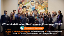 #YouthInAction for Disarmament Campaign 2022